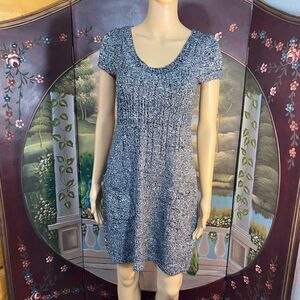 Black and white Sweater Dress